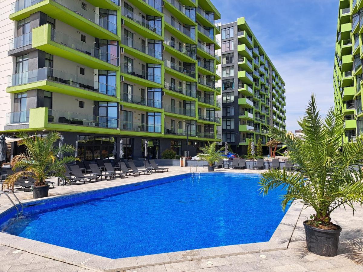 Apartament Melissa Beach Resort Pool & Spa Mamaia-Nord Navodari Ngoại thất bức ảnh